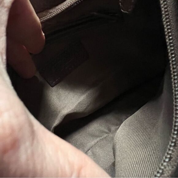 Fossil Brown Leather Mini Crossbody Bag - Picture 14 of 15